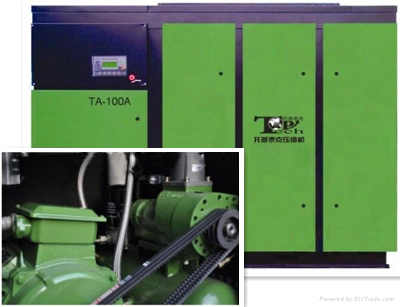 Belt type screw compressor